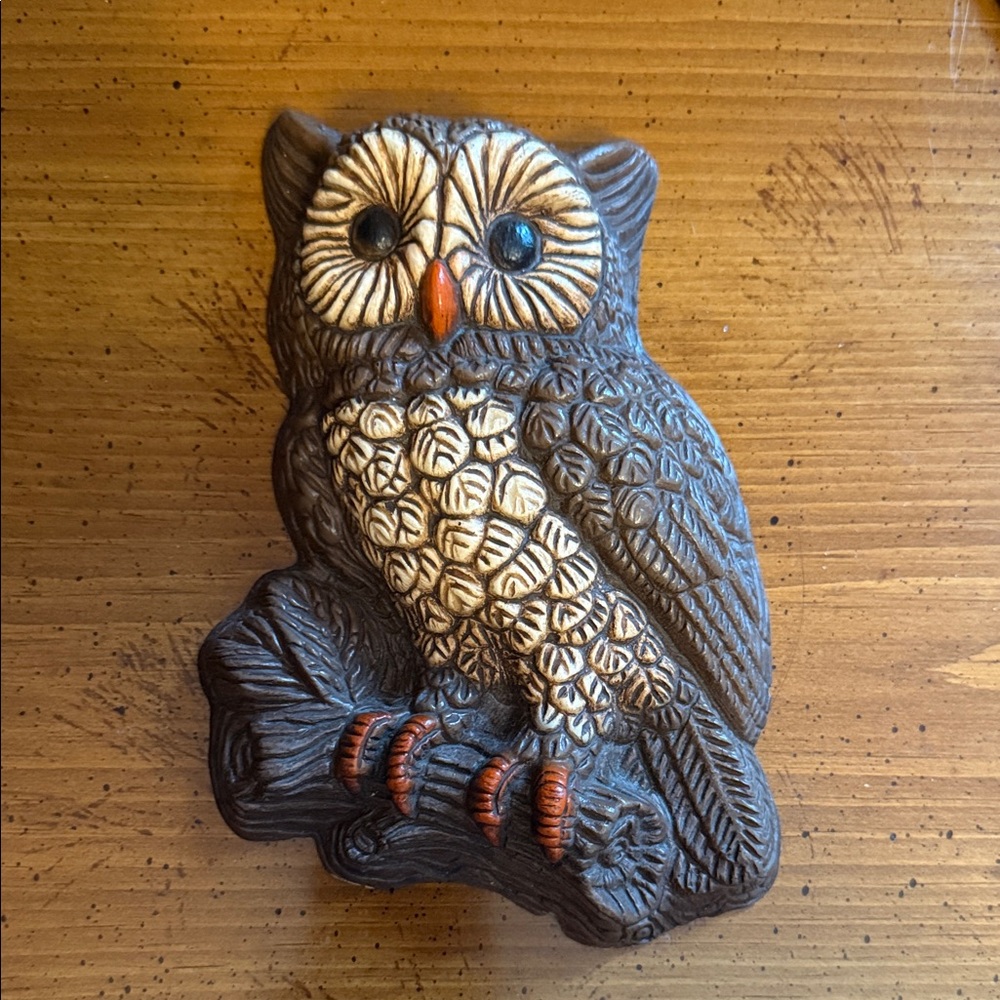 Resin Owl plaque